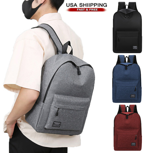 Men nylon backpack laptop - backpack,